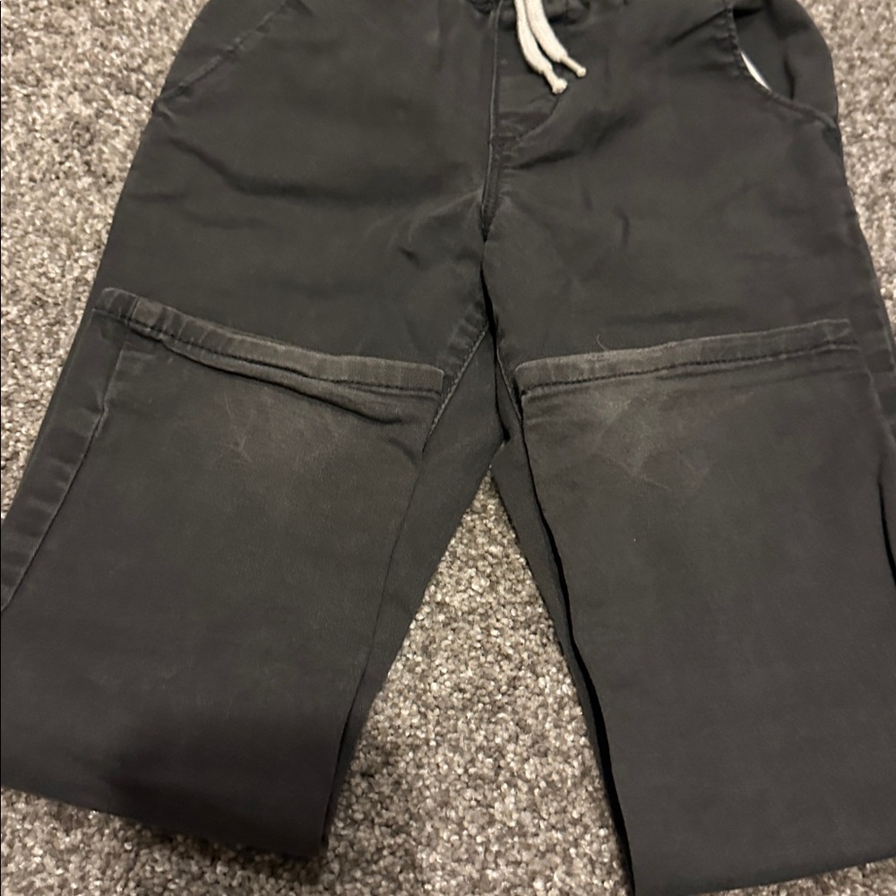 Set of 4 Casual Pants - Blue, Gray, and Tan - Picture 5 of 11